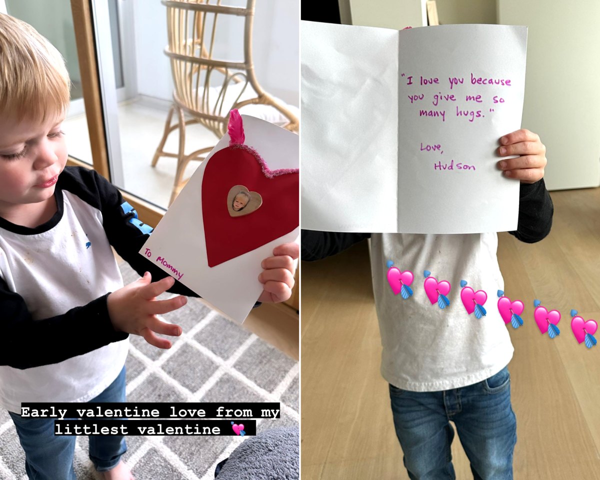 Christina Haack Shares Early Valentine’s Day Card From Her 'Littlest Valentine' — Son Hudson