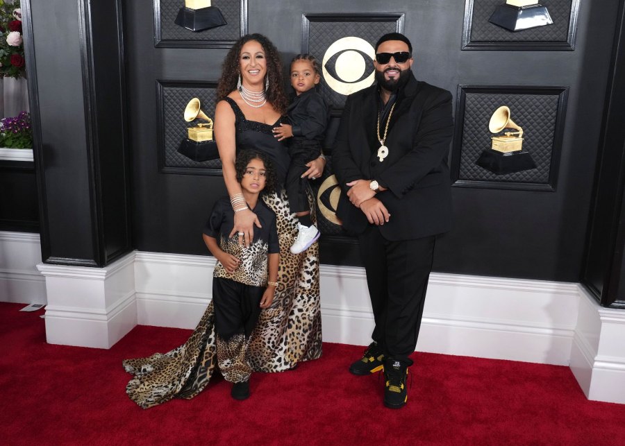 Celebrities Who Brought Their Family Members to the 2023 Grammys: See Red Carpet Photos