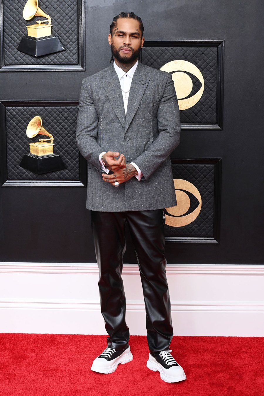 Dave East Red Carpet Arrive Arrival Grammys 2023