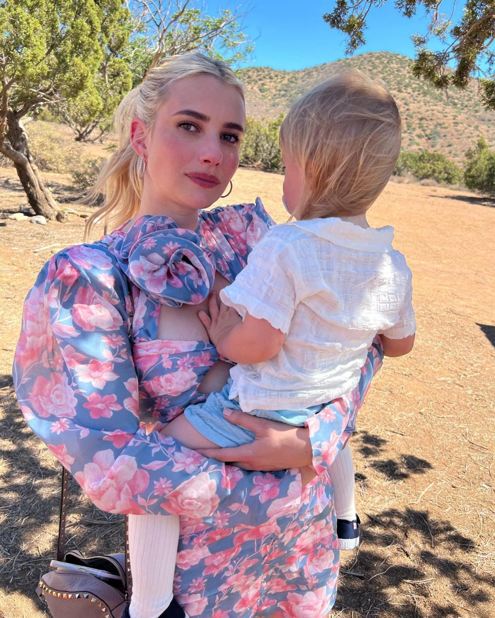 Emma Roberts Calls Out Mom Kelly Cunningham for Revealing Son Rhodes’ Face for 1st Time ‘Without Asking’