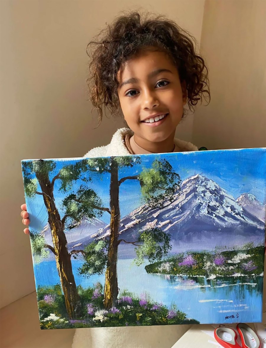 Every Time North West Has Shown Off Her Talented Art Skills bob ross