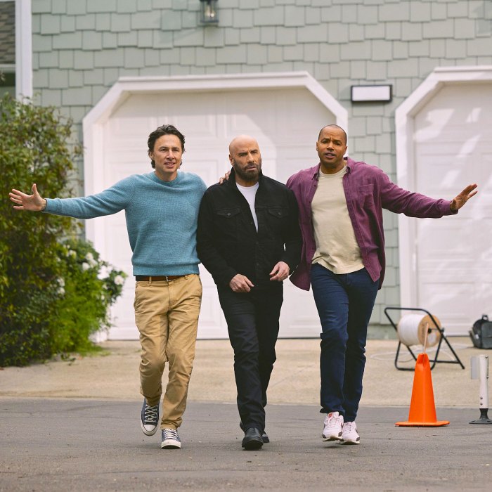 Feature John Travolta Recreates Grease Song With Zach Braff and Donald Faison for Super Bowl Commercial