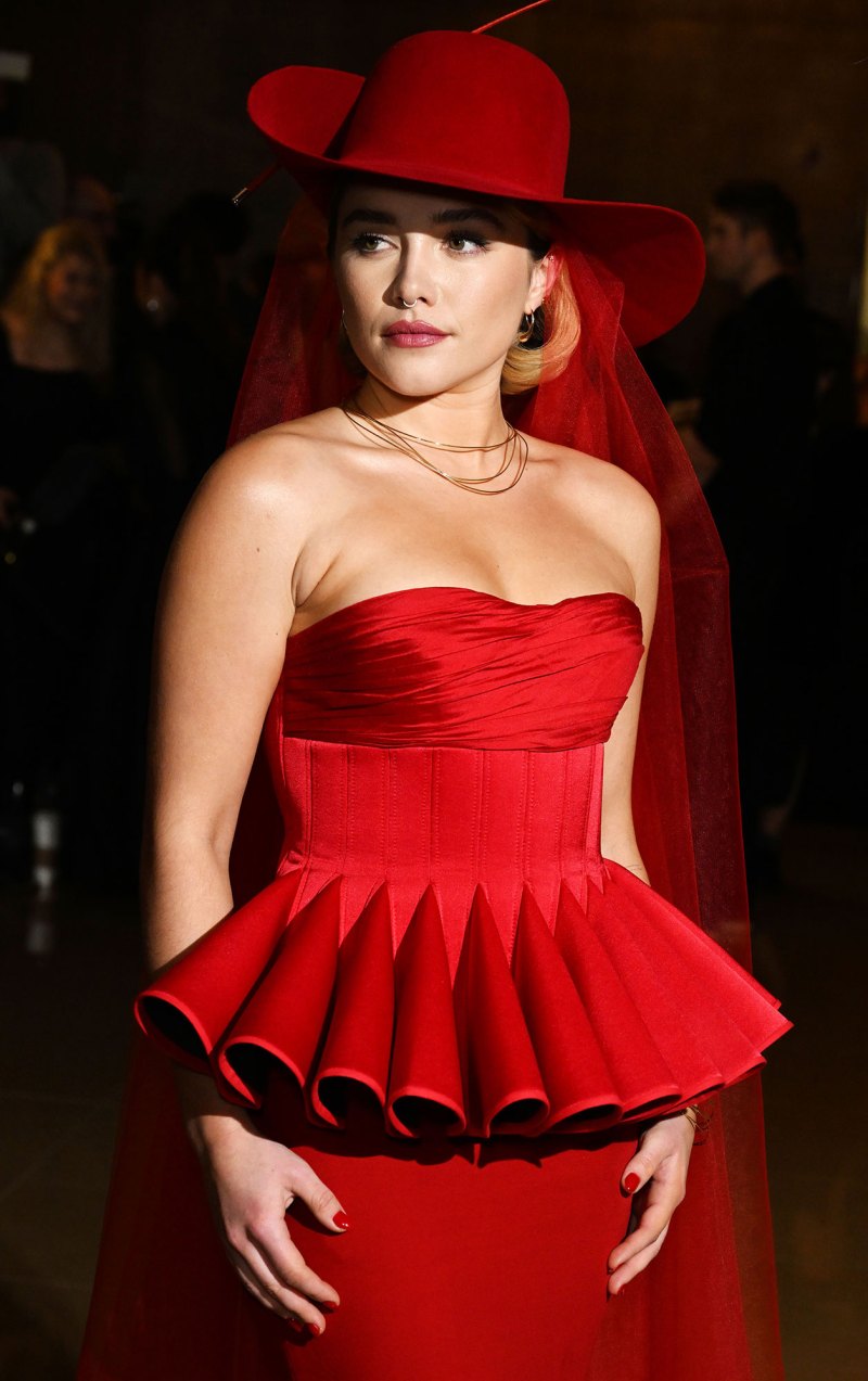 Florence Pugh’s Best Body Positivity Quotes Through the Years red hat