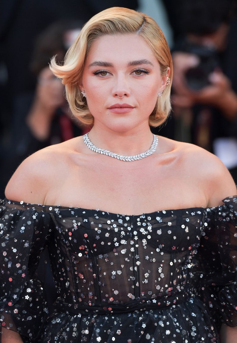 Florence Pugh’s Best Body Positivity Quotes Through the Years sequin dress