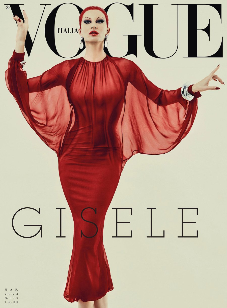 Gisele Bundchen Italian Vogue Cover