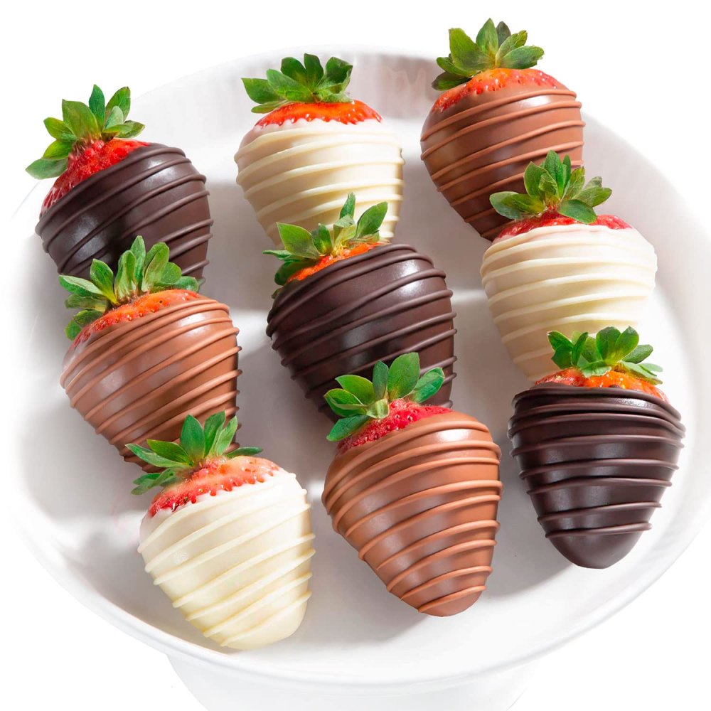 Golden State Fruit 9 Piece Chocolate Covered Strawberries