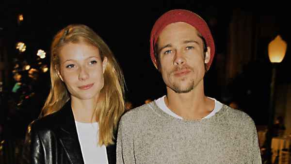 Gwyneth Paltrow Still Has Dress From Date Night With Brad leather jacket