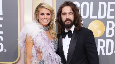 Heidi Klum reveals she has considered having a child with husband Tom Kaulitz at Golden Globe Awards