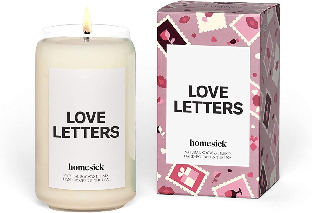 Homesick Premium Scented Candle, Love Letters