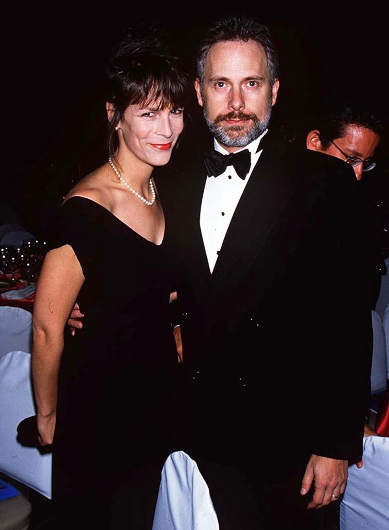 Jamie Lee Curtis and Husband Christopher Guest: A Timeline of Their Relationship pearl necklace