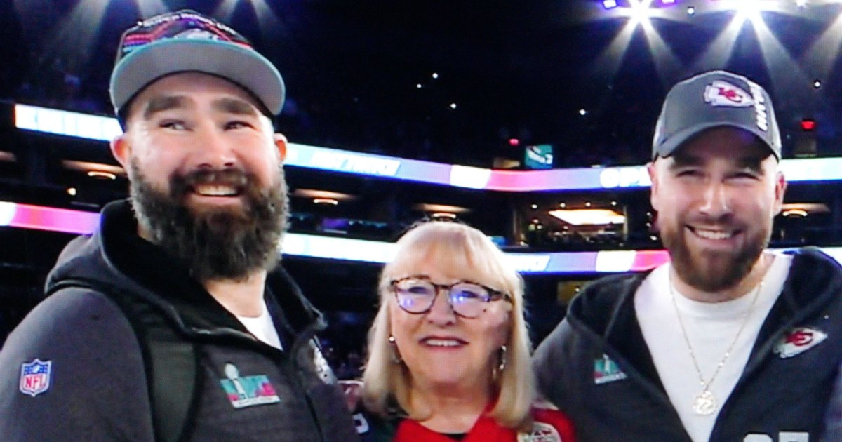 Travis and Jason Kelce's Mother Donna Confirms Who She's Rooting