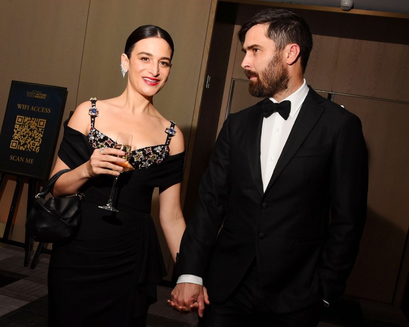 Jenny Slate and Ben Shattuck Stars Who Got Cozy at the SAG Awards Over the Years Sag Awards 2023