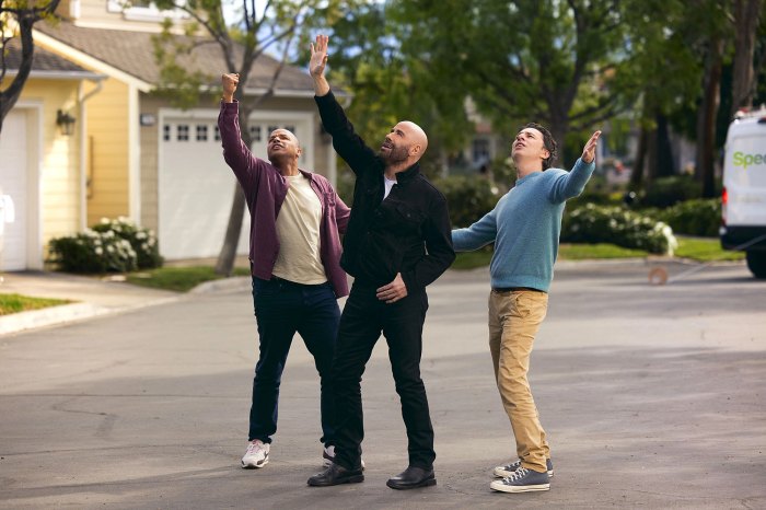 John Travolta Recreates Grease Song With Zach Braff and Donald Faison for Super Bowl Commercial 2