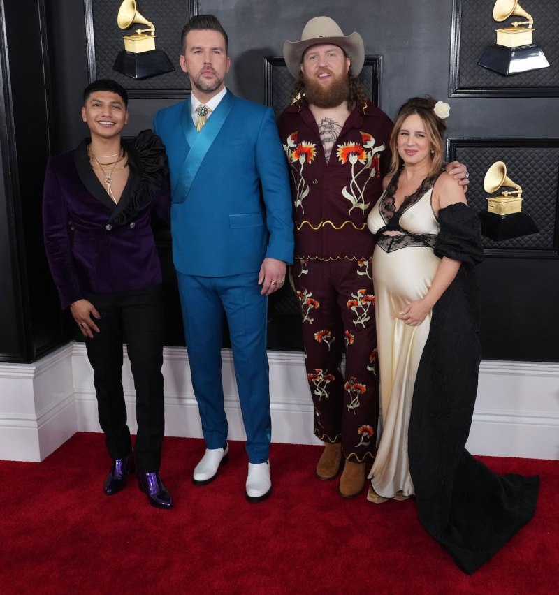 Celebrities Who Brought Their Family Members to the 2023 Grammys: See Red Carpet Photos