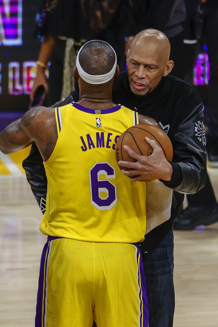 Kareem Abdul-Jabbar Admits to a Strained Relationship with LeBron James -604 LeBron James becomes NBA all-time leading scorer in Los Angeles, US - 07 Feb 2023