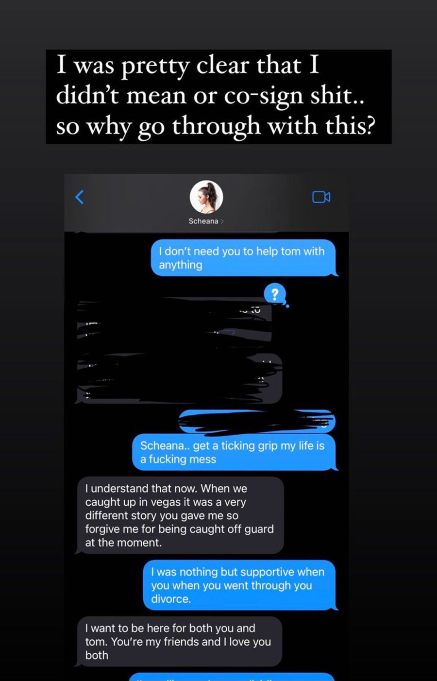 Katie Maloney Releases Text Messages to Slam Scheana Shay's Claims About Raquel Leviss, Tom Schwartz text two