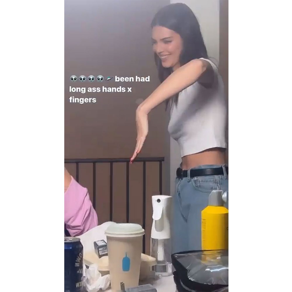 Kendall Jenner Reacts to Long Hand Photoshop Claims 2