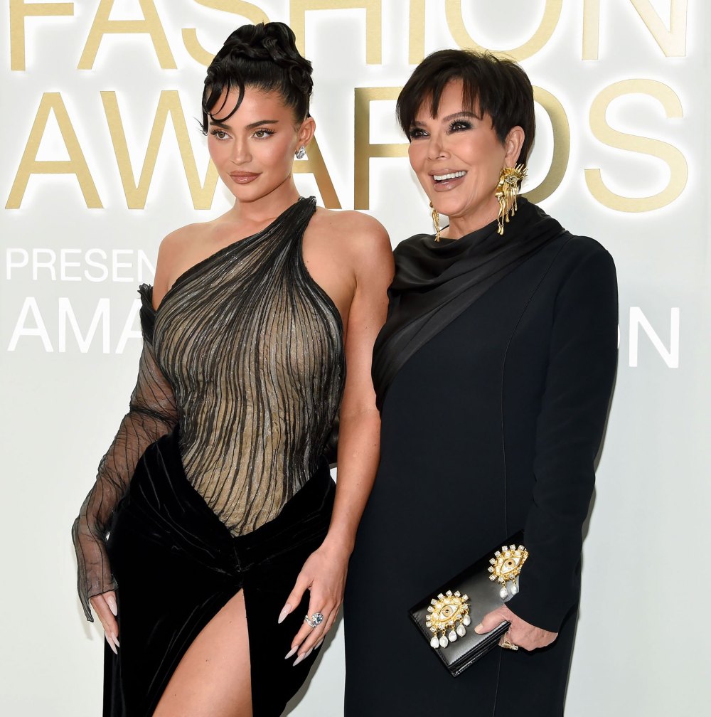Kris Jenner Shares Rare Photo With Kylie Jenner's Son Aire in Sweet Birthday Tribute: 'Little Cutie' black dress