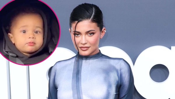 Kylie Jenner Treats Aire to 1st Taste of Ice Cream During Disneyland Trip