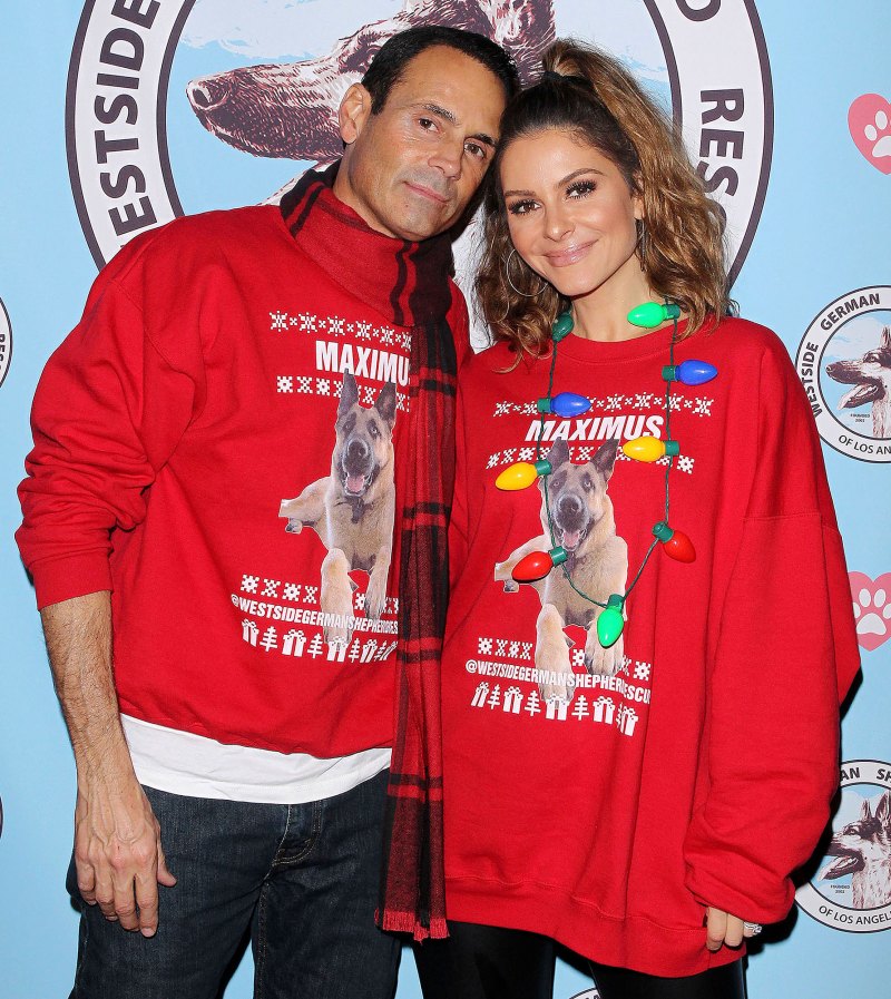 Maria Menounos and Husband Keven Undergaro’s Relationship Timeline red sweatshirt