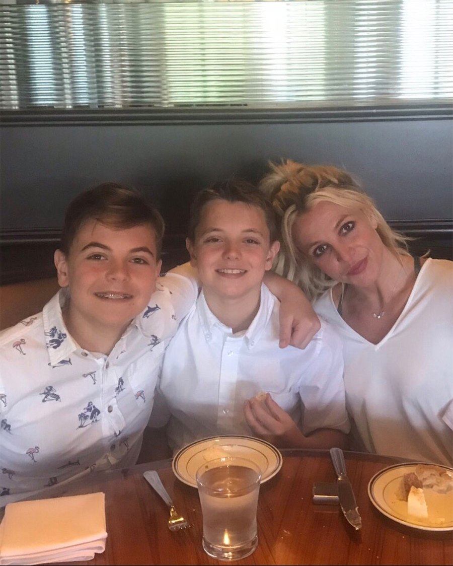 May 2018 Britney Spears Family Album With Sons Preston and Jayden Over the Years