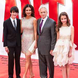 Michael Douglas Catherine Zeta-Jones Fam Album