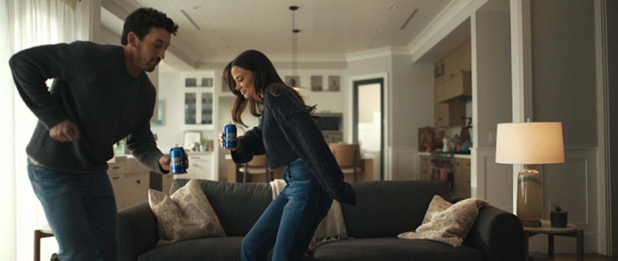 Dance Duo! Miles Teller and Wife Keleigh Team Up for Bud Lite Super Bowl Ad