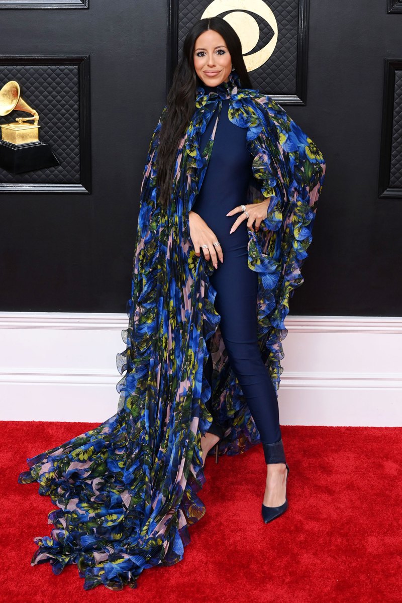Naz Perez Red Carpet Arrive Arrival Grammys 2023