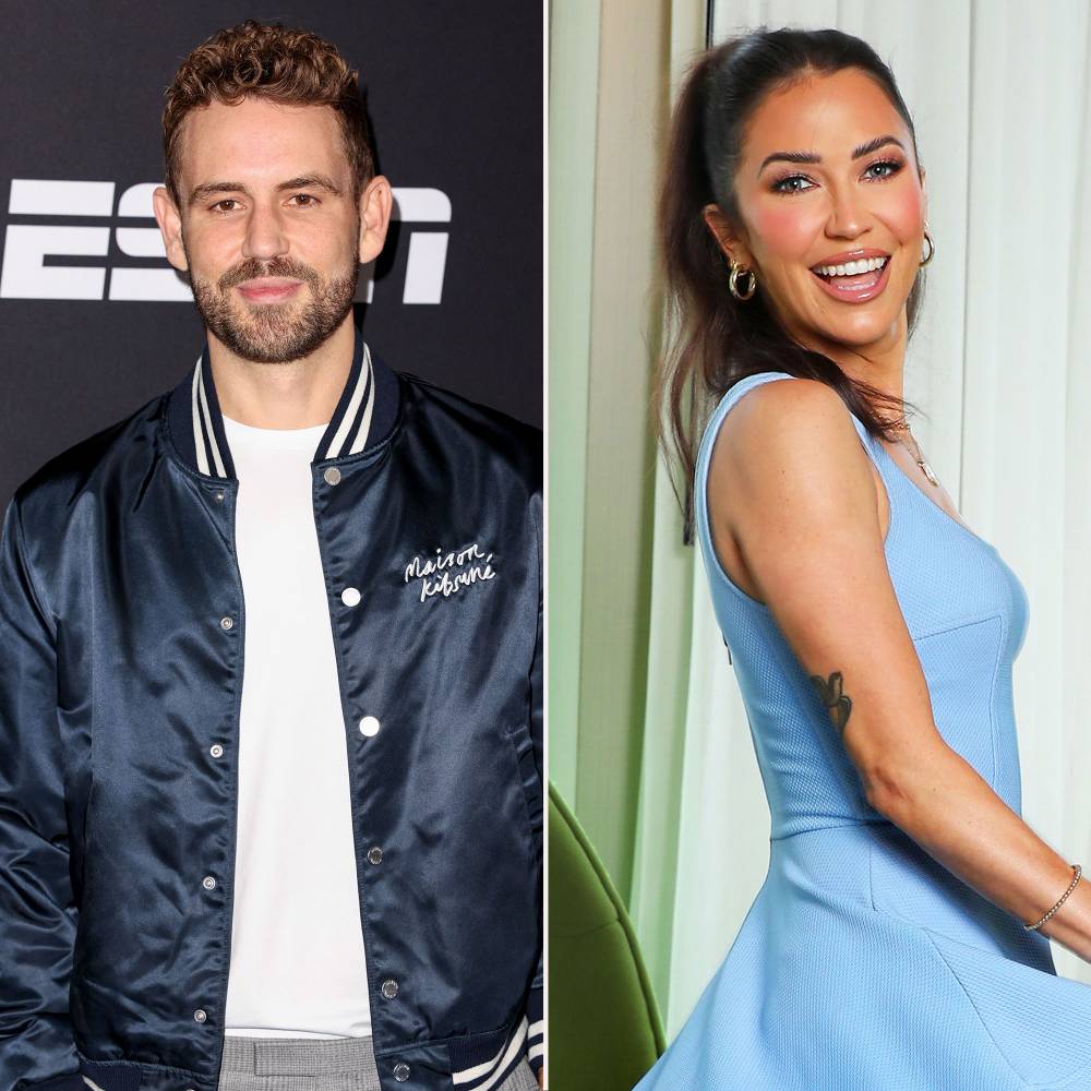 Nick Viall Responds to Kaitlyn Bristowe Alleging &lsquo;Bachelorette&rsquo; Producers &lsquo;Sexualized&rsquo; Him blue dress