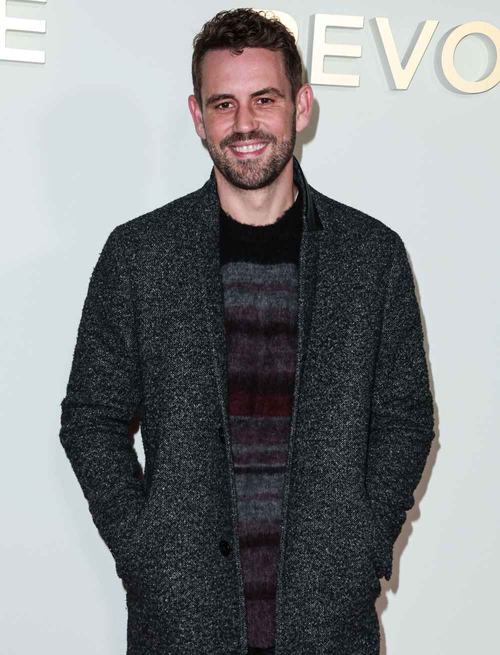 Nick Viall Responds to Kaitlyn Bristowe Alleging &lsquo;Bachelorette&rsquo; Producers &lsquo;Sexualized&rsquo; Him grey coat