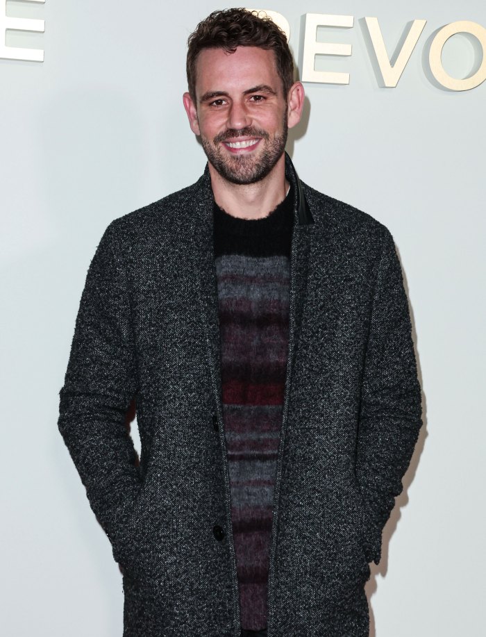 Nick Viall Responds to Kaitlyn Bristowe Alleging ‘Bachelorette’ Producers ‘Sexualized’ Him grey coat