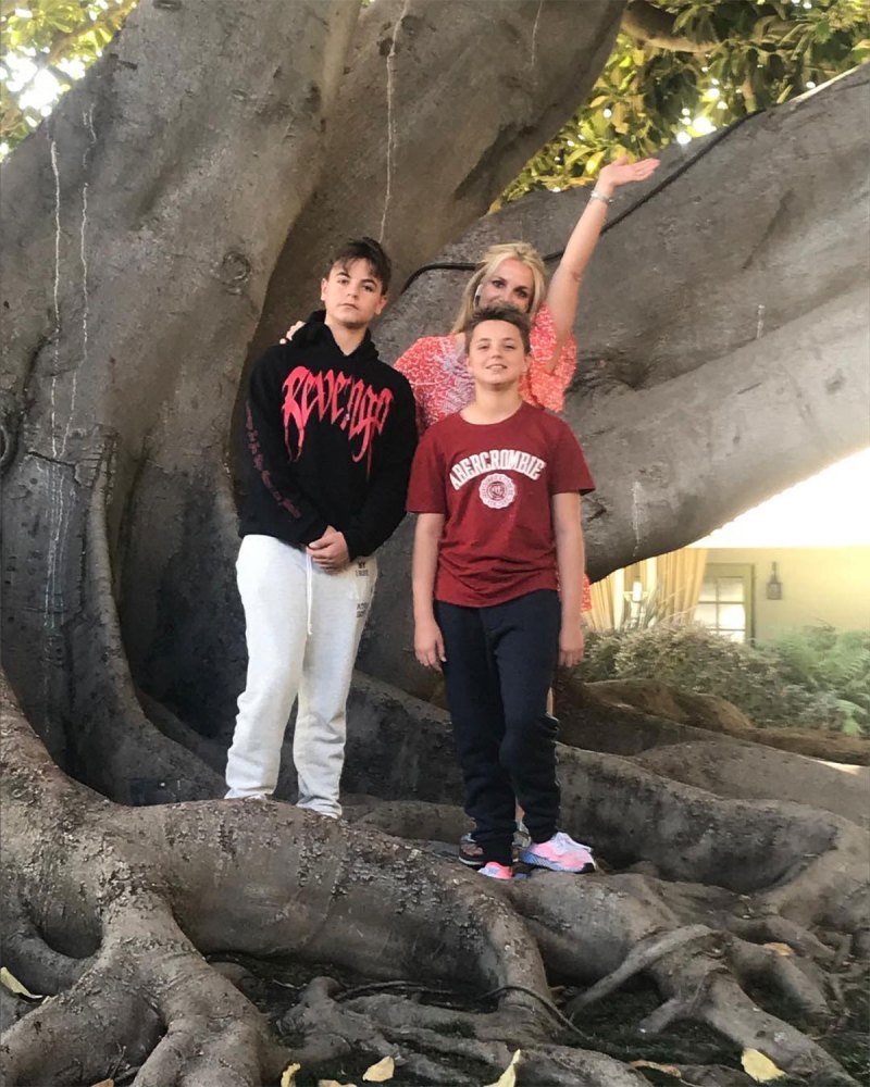 November 2018 Britney Spears Family Album With Sons Preston and Jayden Over the Years