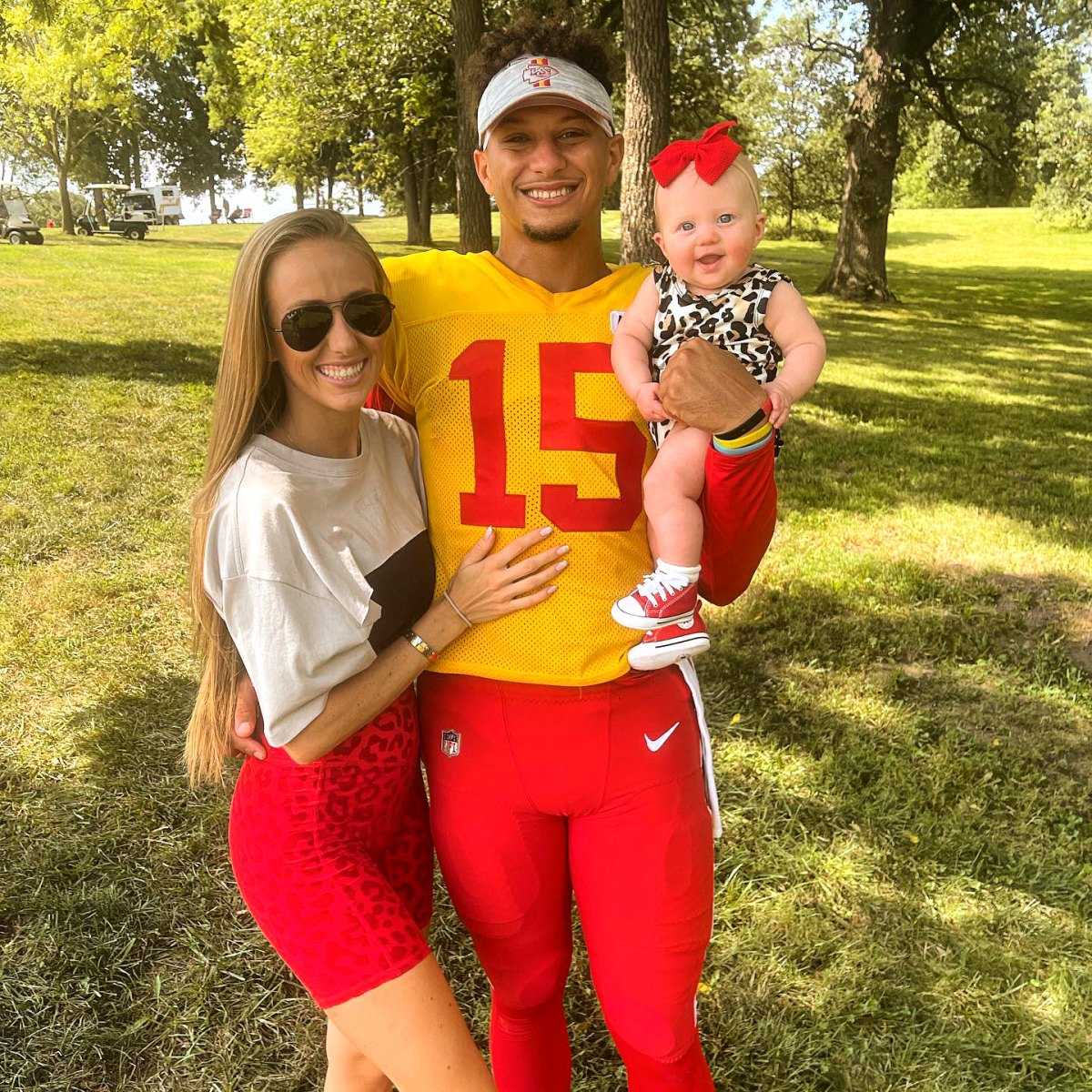 Patrick Mahomes' son Bronze already has matching gameday outfits with  sister Sterling
