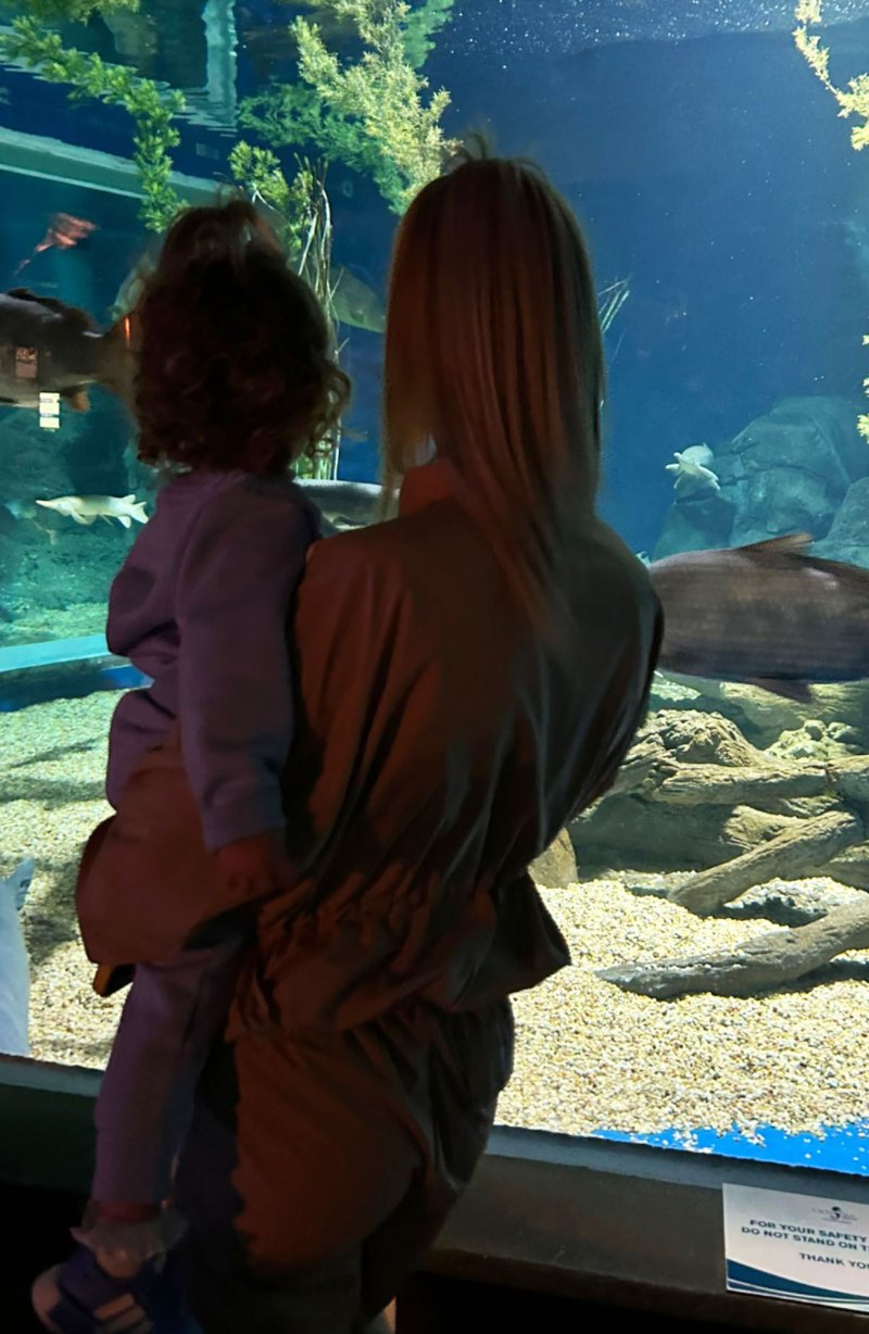 Patrick Mahomes' Wife Brittany Matthews, Kids Land in Arizona for Super Bowl 2023 aquarium