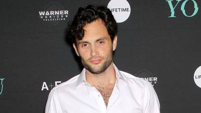 Penn Badgley's Most Candid Quotes About Fatherhood Through the Years: 'A Strange Blessing' plaid pants