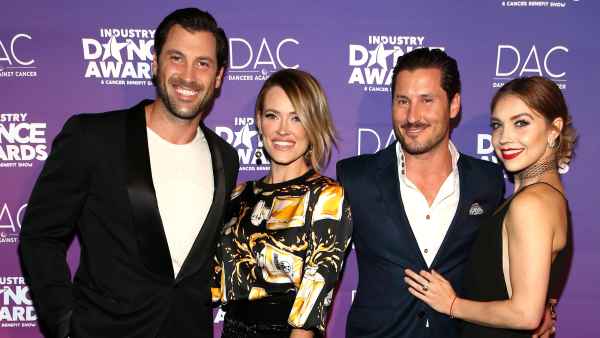 Peta Murgatroyd and Maksim Chmerkovskiy Meet Jenna Johnson and Val Chmerkovskiy’s Baby: Photos