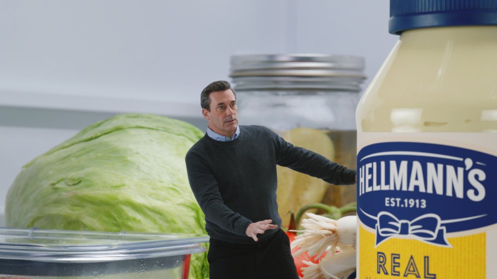Pete Davidson Eats a Jon Hamm and Brie Larson Sandwich In Hellmann's Super Bowl Commercial