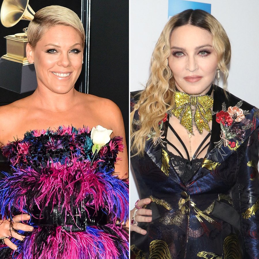 Pink Claims Madonna Doesn't Like Her After Awkward 1st Meeting Feature