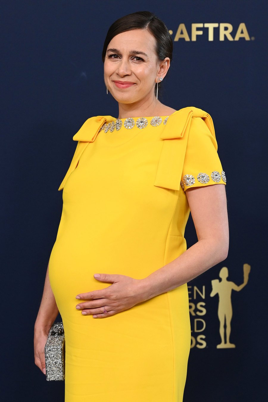 Pregnant Stars Show Baby Bumps at SAG Awards- Natalie Portman, Busy Philipps and More - Charity Wakefield - 958 - Lucia Aniello.