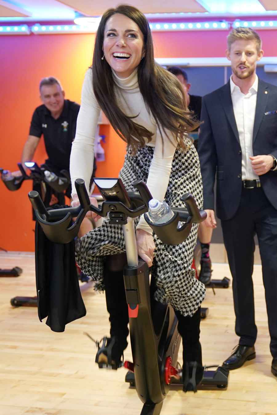 Prince William and Princess Kate Race Against Each While Taking a Spin Class