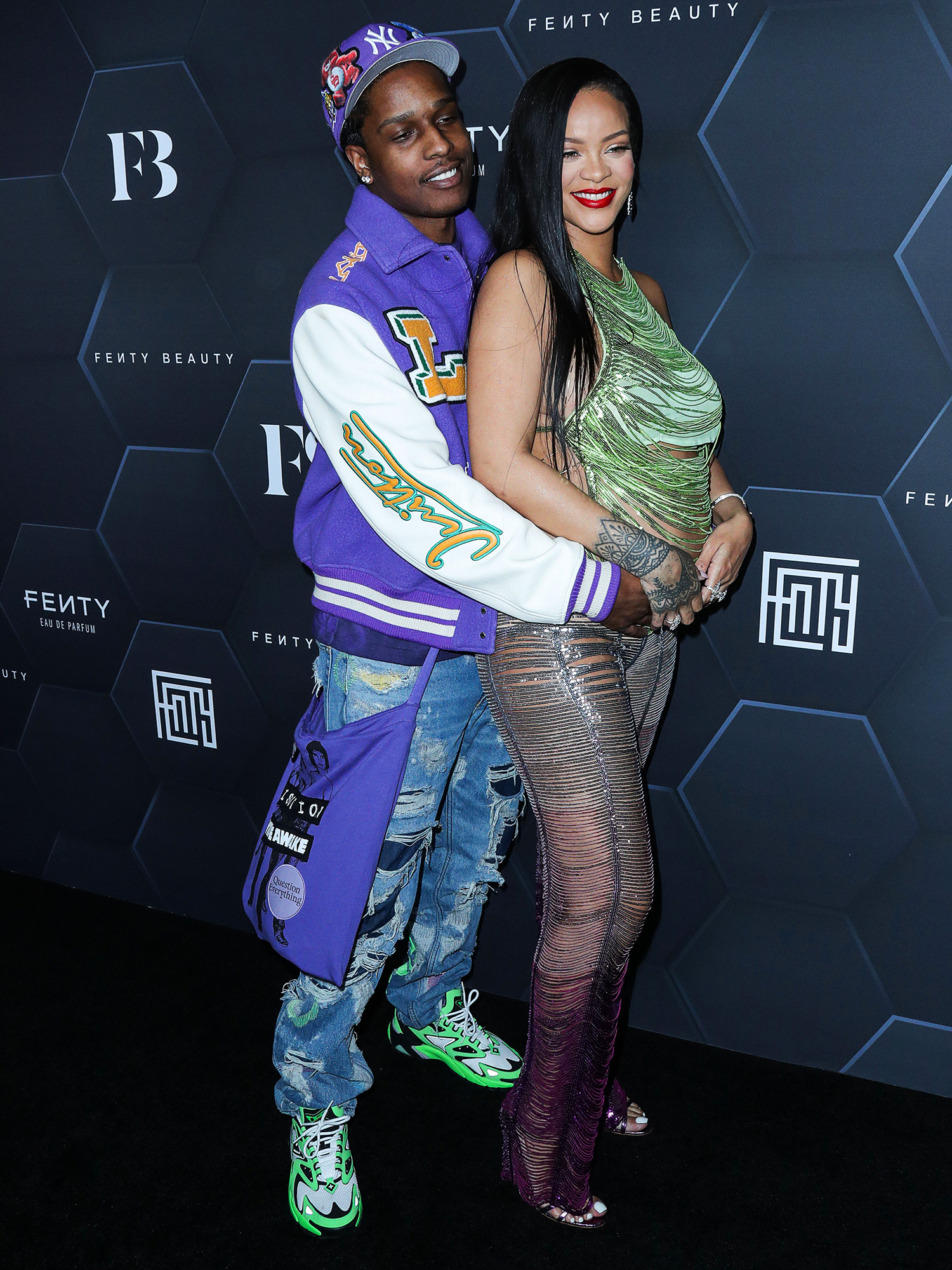 Rihanna And Asap Rocky'S Swaggy Couple Style: Photos