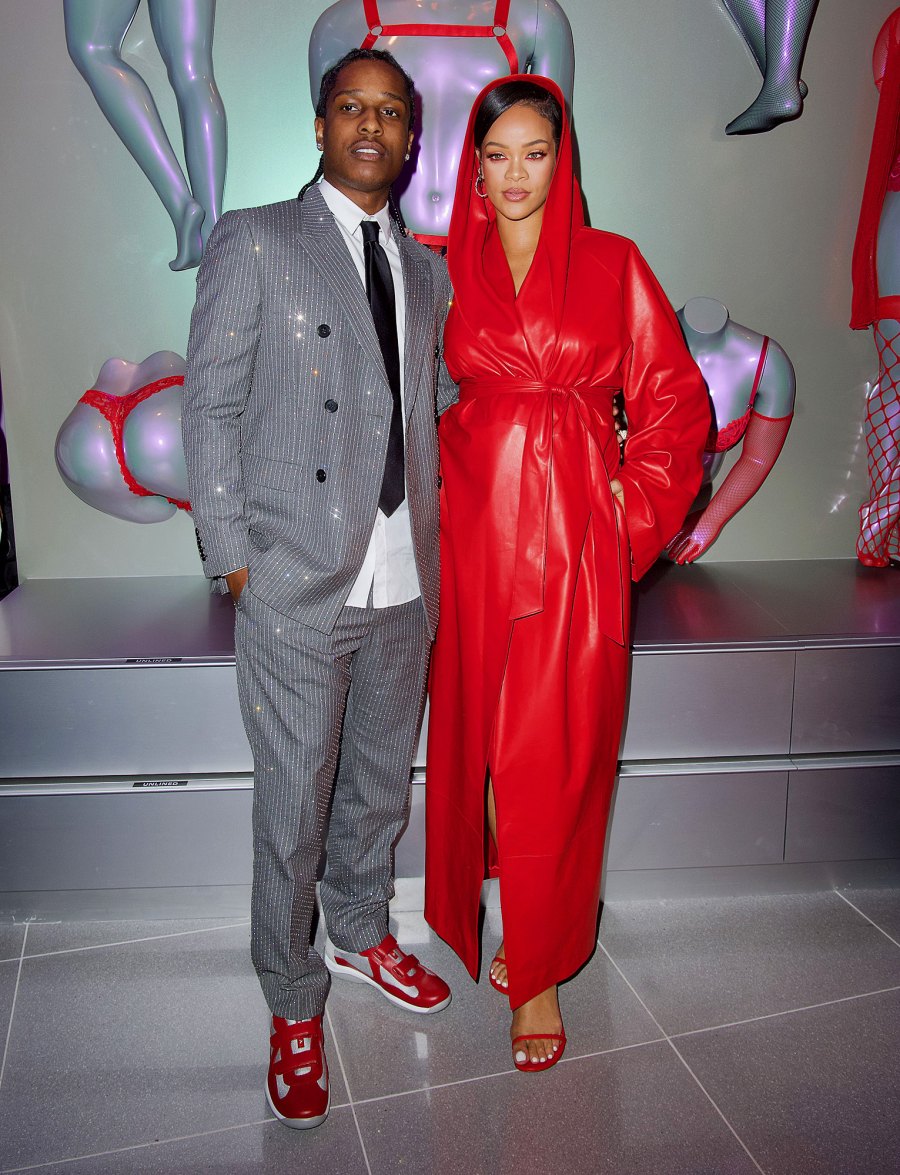 Rihanna & ASAP Rocky Couple Style Rihanna Shocks Shoppers as she Makes Surprise Appearance at her new Savage X Fenty Store in Los Angeles, USA - 12 Feb 2022