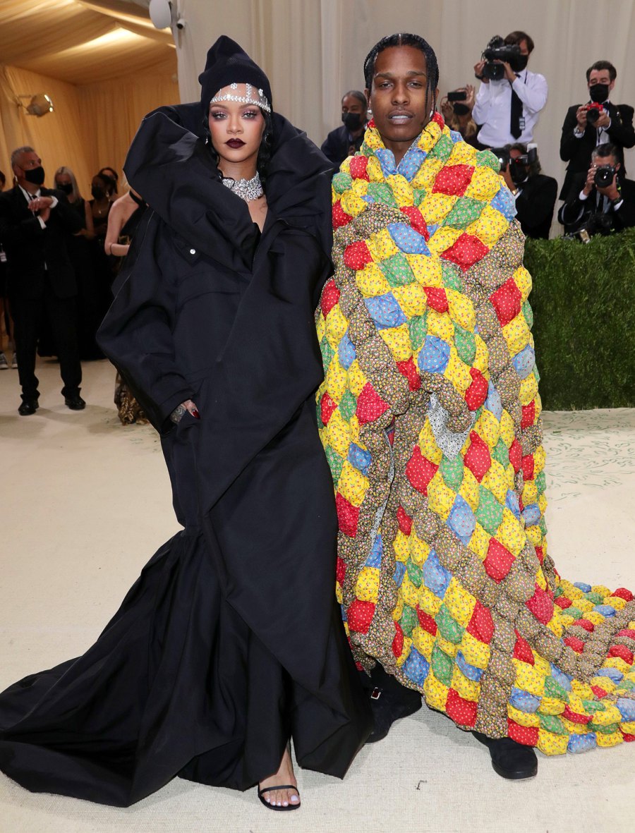 Rihanna & ASAP Rocky Couple Style Costume Institute Benefit celebrating the opening of In America: A Lexicon of Fashion, Arrivals, The Metropolitan Museum of Art, New York, USA - 13 Sep 2021