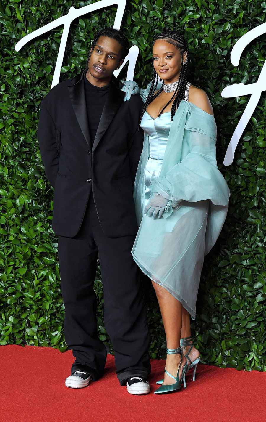 Rihanna & ASAP Rocky Couple Style - 767 The Fashion Awards, Arrivals, Royal Albert Hall, London, UK - 02 Dec 2019