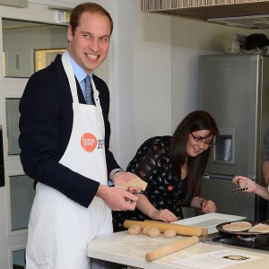 Royal Family Cooking Through the Years: Prince William Makes Pudding With Prince George, Princess Kate Flips Pancakes and More white apron