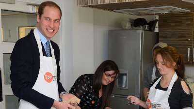 Royal Family Cooking Through the Years: Prince William Makes Pudding With Prince George, Princess Kate Flips Pancakes and More white apron