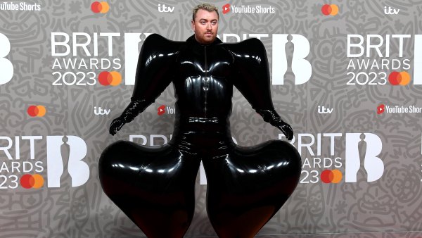 Sam Smith Rocks at Latex Jumpsuit at the 2023 Brit Awards: See Red Carpet Photos