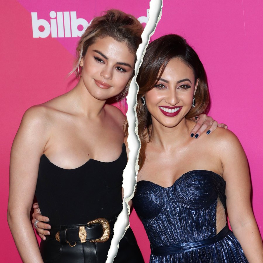 Celebrity Best Friend Breakups Selena Gomez and Francia Raisa