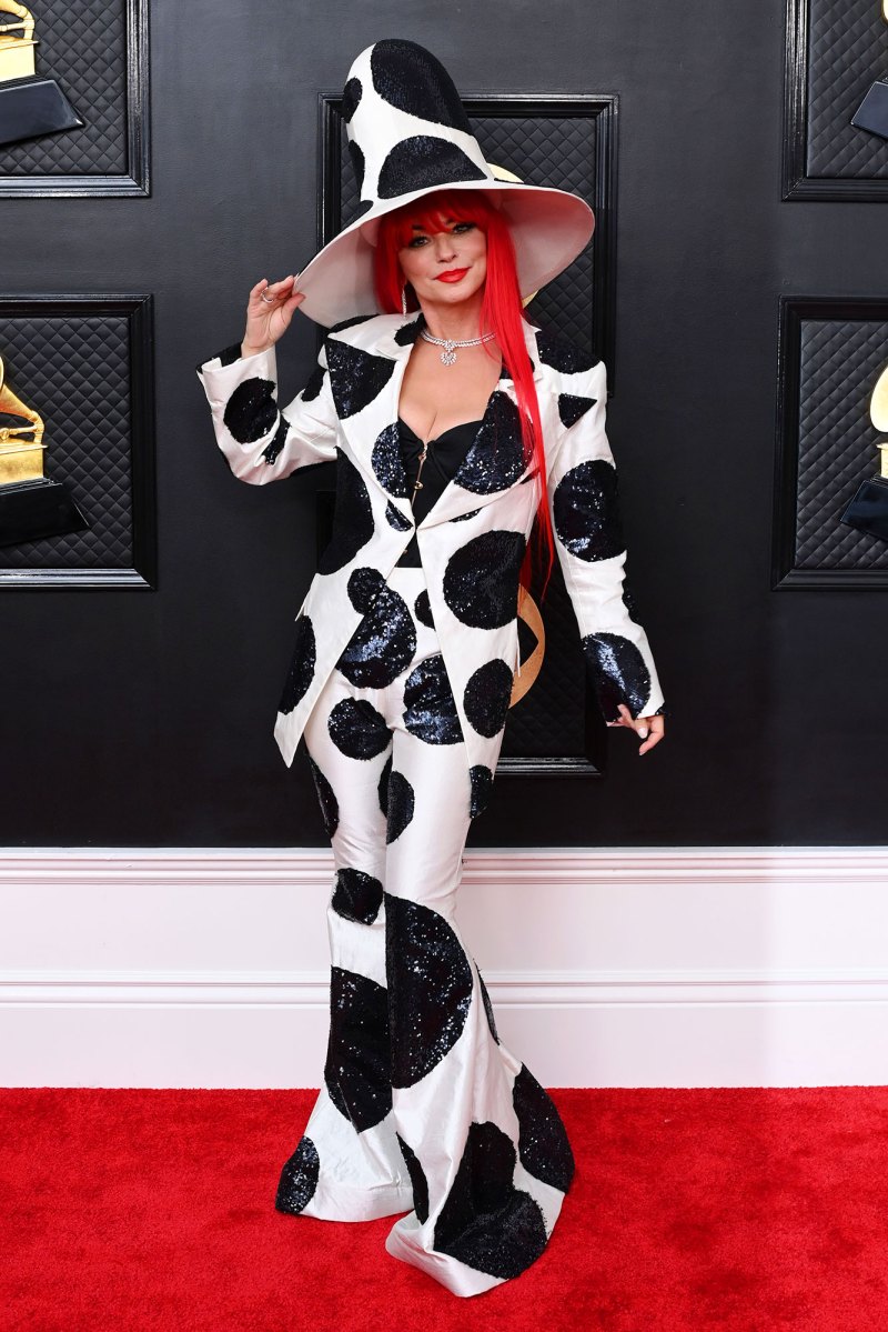 Shania Twain Red Carpet Arrive Arrival Grammys 2023