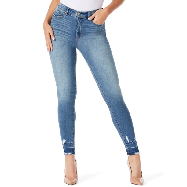 Sofia Jeans by Sofia Vergara Women's Rosa Curvy High-Rise Skinny Jeans